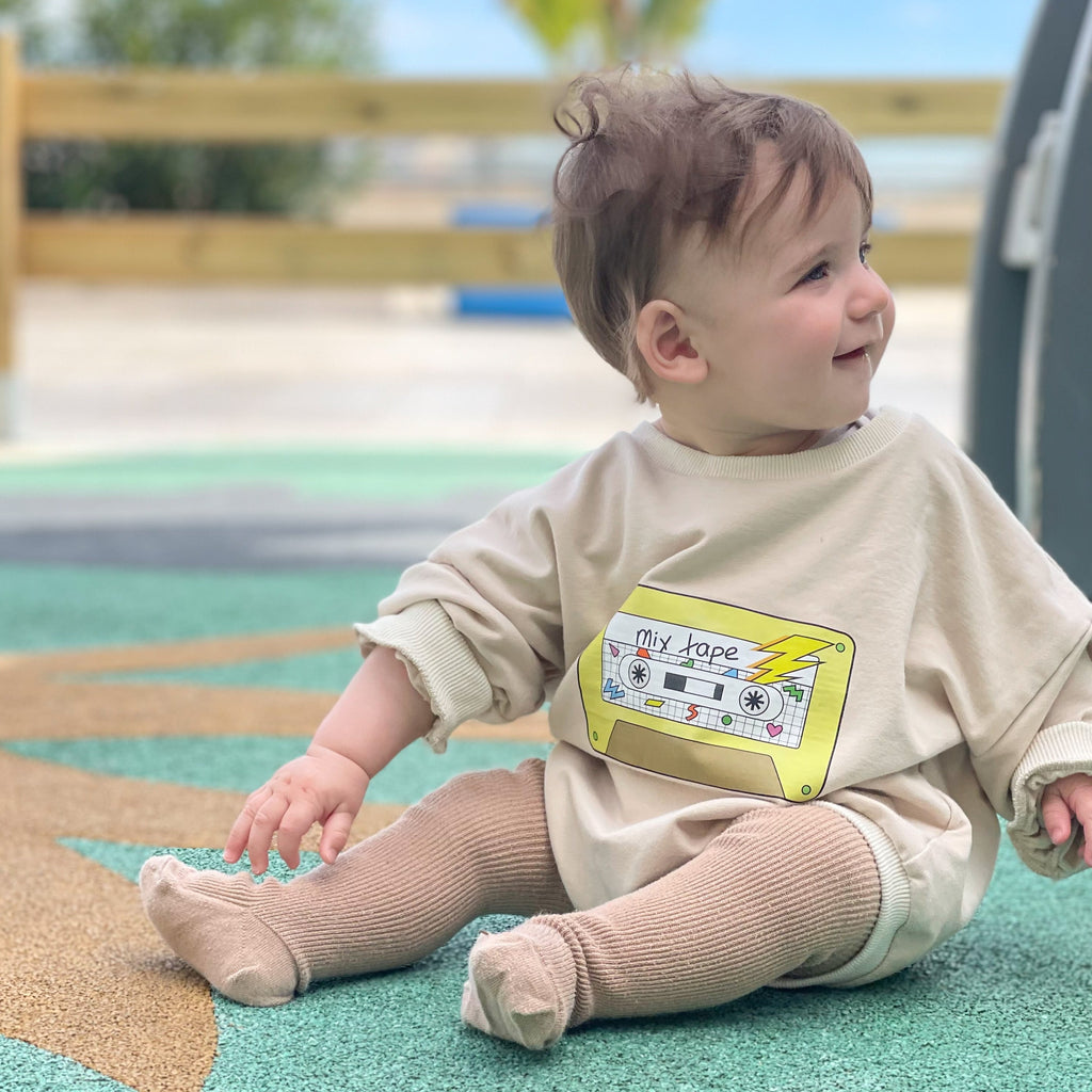 cotton baby romper sweater 